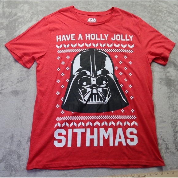 Star Wars Other - Star‎ Wars Darth Vader T Shirt Men's 2XL Have A Holly Jolly Sithmas NWT Disney